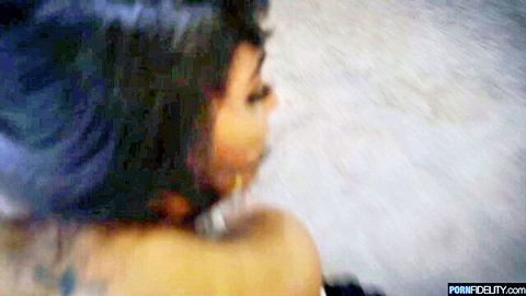Brooklyn Gray side profile nude bubble butt tease