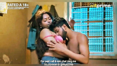Indian couple in intimate embrace from Mol Bhaav hot series