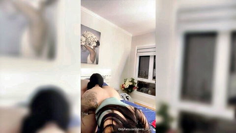 Arab trans in intense doggy style bedroom encounter