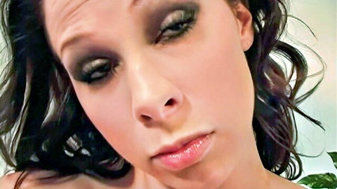 Gianna Michaels seductive close-up with smoky eyes in BlacksOnBlondes
