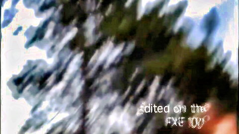 Blurry abstract green-blue swirl edit with text from Buttman At Nudes A Poppin' 15