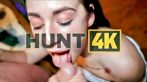 Young pale beauty sticks tongue out as guy shoves fingers deep in her mouth in rough POV