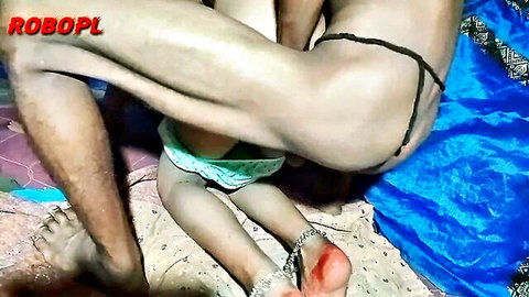 Indian jija sali steamy chudai with leg up penetration