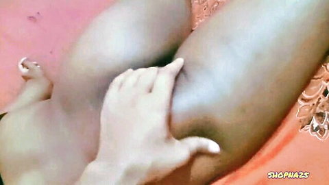 Shopna bhabi Bangladeshi ebony big ass nude legs spread touch