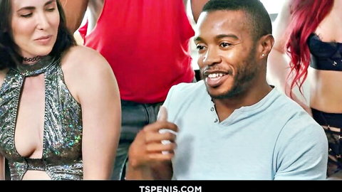 Behind the scenes with Casey Calvert, Kira Noir, Dillon Diaz in sexy outfits at TS Factor party