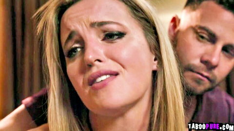Sophia Burns emotional threesome with married couple