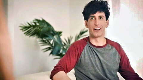 Charlie Forde Persuasion Pt 1 thumbnail: Smiling man in gray red shirt on couch