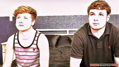 James Andrews and Brody Lasko in gay bareback preview, twinks on bed