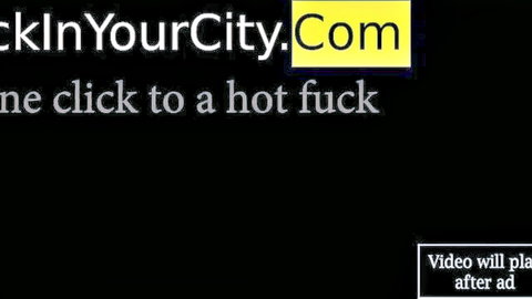 Promotional banner for FindInYourCity.com offering one click to a hot fuck video.