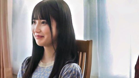 Himari in innocent blue dress smile JAV sex lesson thumbnail