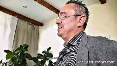 Yolita petite Russian with tricky old teacher in seductive encounter