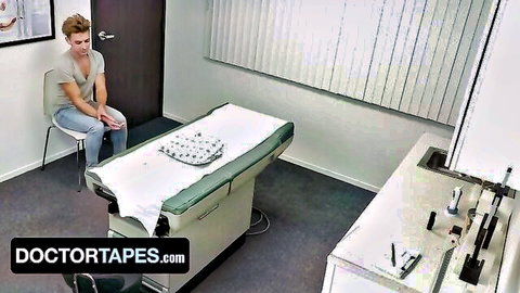 Young twink in doctor's office for special gay treatment session