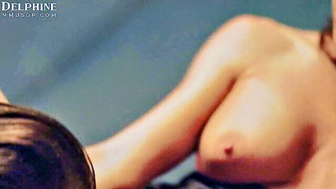 Delphine art teacher seduces student with nude big tits, Quinton James close-up