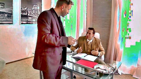 Suited men in BDSM office power play from Kathia Nobili's Wild Sessions Ep 5
