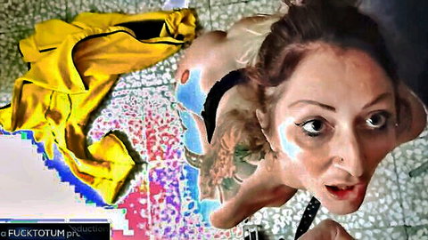 Italian amateur with tattoos demands anal in homemade video