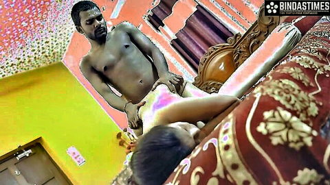 Indian stepsister hardcore doggy fuck with stepbrother, nude penetration