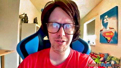 Leeds nerd in glasses and red shirt eats out newbie in amateur scene