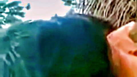 Indian girlfriend in outdoor threesome with boyfriend and friend in jungle