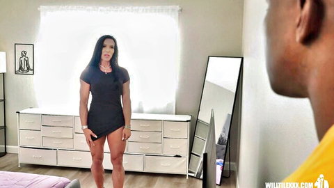 Aliyah Taylor in sexy black dress teasing with Will Tile