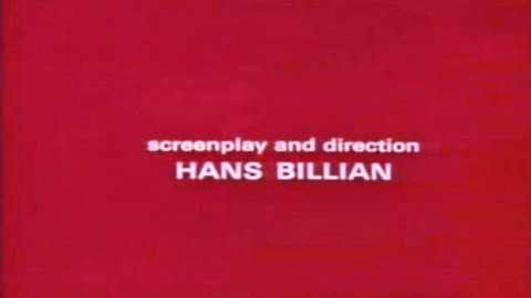 Vintage title card by Hanss Billian for Sensational Janine starring Patricia Rhomberg