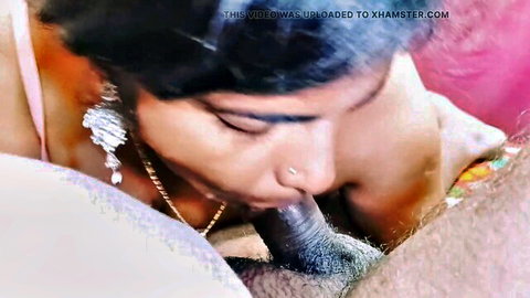 Indian housewife giving intense blowjob to father-in-law in taboo Telugu scene