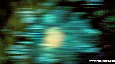 Blurry artistic glow in Icarus Episode One adult teaser, mysterious blue-green tones