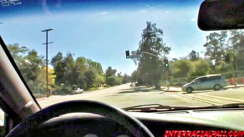 Teagan Hart teen in car ditching class for BBC blowjob - Hush Pass