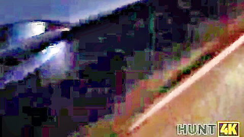 Baby Coco with firm tits fucking stranger in hot Hunt4K outdoor scene