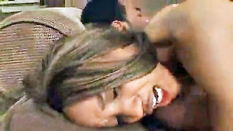 Kapri Styles eats cum in intense interracial close-up