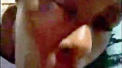 Ebony babe deepthroats thick white cock with wide open mouth in closeup