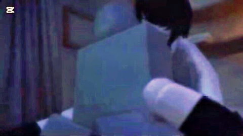 Cute Robloxian witch in blocky animated sex scene
