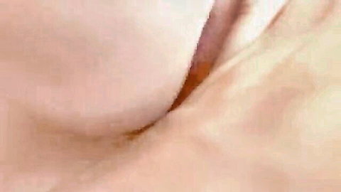 ASMR close-up redhead pussy licking leading to intense orgasm