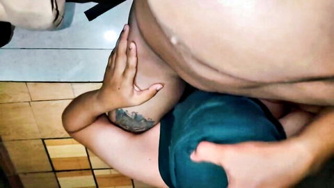 Amateur Asian gay blowjob with deepthroat and ball sucking