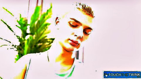 Alex Blake sensually massages Jared Cloud in twink gay scene