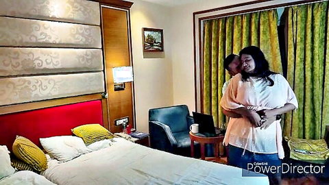 Sucharita hugs Rahul intimately in hotel room, amateur Indian couple embrace