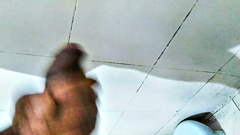 Blurry Indian boy hand gesture in bathroom XXX video thumbnail