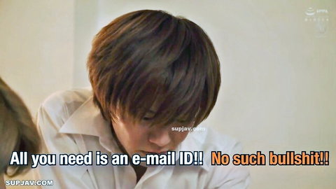Miki Yoshii's JAV secret lesson: young man in shirt reacts to friend's mom seduction