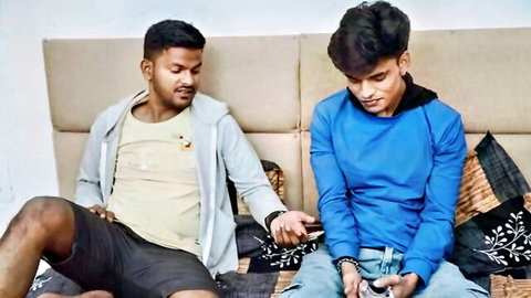 Indian men in Suhanas Gang threesome with brunette slut hardcore