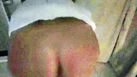 Horny college girl bent over getting anal fucked in white top