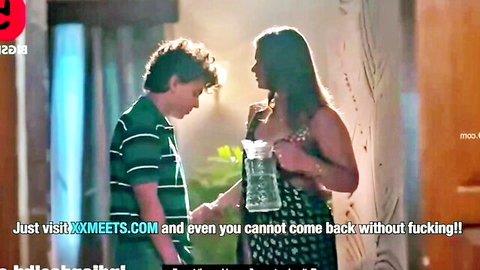 Curvy Indian cougar teases young man in Kacha Kela web series scene