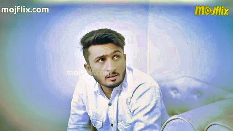 Handsome Indian man in white shirt, thoughtful gaze - Office Boss hot Hindi film 2024
