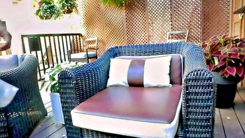 Outdoor balcony setup in Chillin' With 2 Friends & My Big Black Dick, Next Door Studios thumbnail