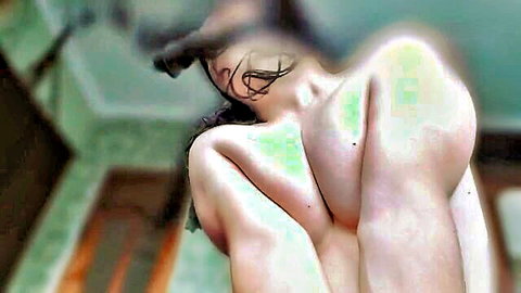 Chubby crossdresser Sunshine naked tits and booty solo tease