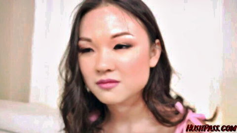 Lulu Chu adorable Asian beauty sassy and ready for first porn scene