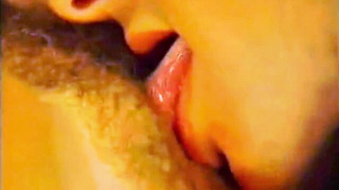 Elodie Cherie fellatio close-up in 1993 French porn In The Arse
