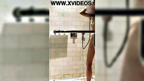 Maimai slim Asian in steamy nude shower solo
