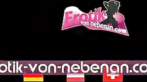 Erotik von Nebenan amateur porn site logo with sexy silhouette and German Polish Swiss flags