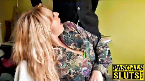 Brittany Bardot blonde MILF fingered intensely by Pascal