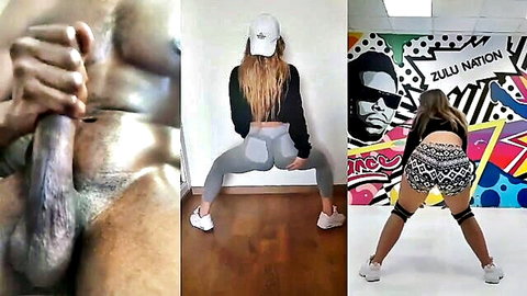 BBC twerk mix with big black cock tease and hot girls shaking asses