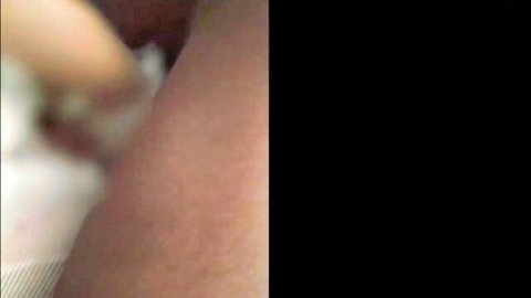 Amateur wifey expertly sucking big black cock in close-up blowjob